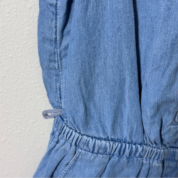 Justice Girls Denim Romper Shorts Size S (7/8). - Picture 3 of 8